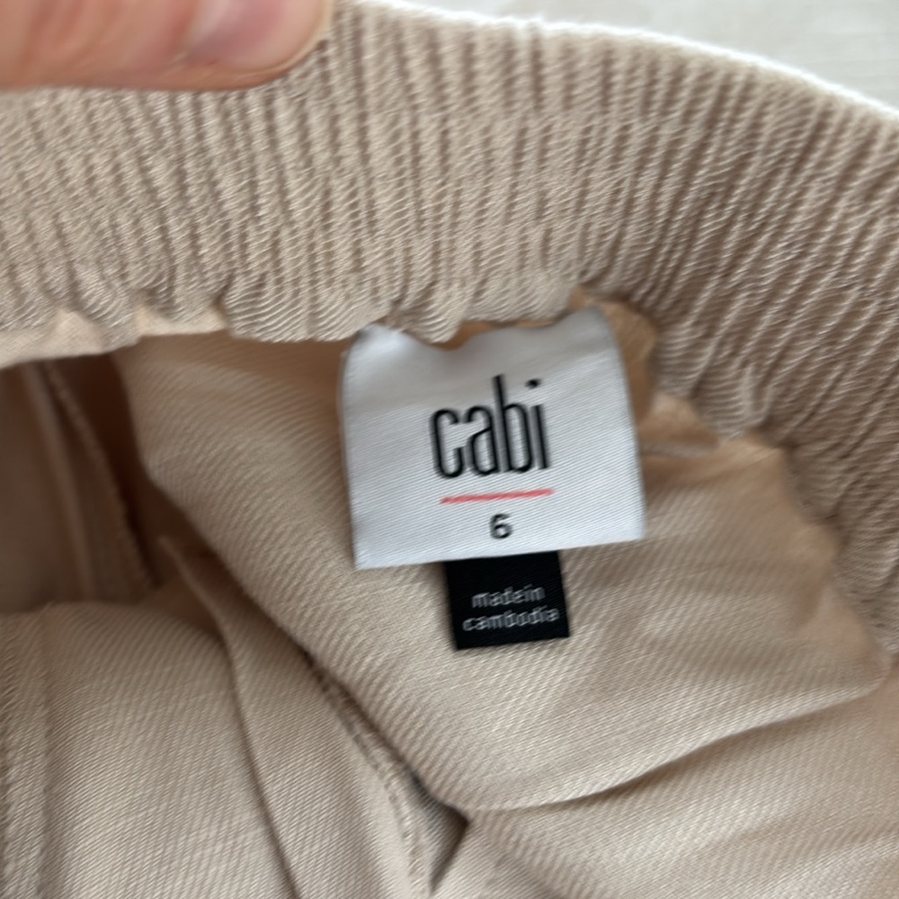 Cabi Traipse Trouser Biscotti Size 6L Style #6626L - Picture 7 of 10